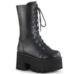 Ashes-105 Black Vegan Leather Demonia Colombia - Image 6