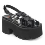 Ashes-12 Zapatos Demonia Black Patent - Image 3