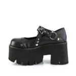 Ashes-33 Black Vegan Leather Zapatos Demonia - Image 4