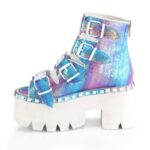 Ashes-70 Demonia Colombia Multi Iridescent Vegan Leather - Image 4