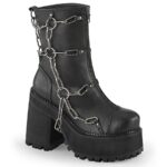 Assault-66 Demonia Colombia Black Vegan Leather