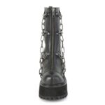 Assault-66 Demonia Colombia Black Vegan Leather - Image 3