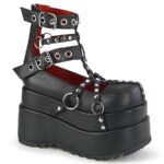 Bear-28 Black Vegan Leather Demonia Colombia - Image 2