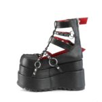 Bear-28 Black Vegan Leather Demonia Colombia - Image 4
