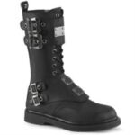 Bolt-345 Black Vegan Leather Demonia Colombia - Image 6
