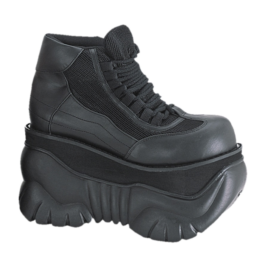 boxer_01_zapatos_demonia_black_vegan_leather.jpg Boxer-01 Zapatos Demonia Black Vegan Leather - Image 1