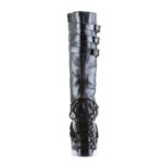 Charade-206 Demonia Colombia Black Vegan Leather - Image 5