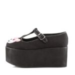 Click-04-1 Black Canvas Zapatos Demonia - Image 4