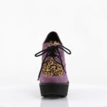 Creeper-304 Purple Vegan Suede-Animal Zapatos Demonia - Image 3