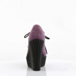 Creeper-304 Purple Vegan Suede-Animal Zapatos Demonia - Image 5