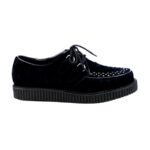 Creeper-602S Zapatos Demonia Black Suede - Image 2