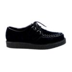 Creeper-602S Zapatos Demonia Black Suede - Image 6