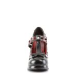 Crypto-06 Black Vegan Leather Zapatos Demonia - Image 3