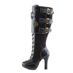Crypto-302 Demonia Colombia Black Vegan Leather-Microfiber - Image 4
