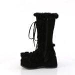 Cubby-311 Black Vegan Suede Demonia Colombia - Image 4