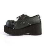 Dank-110 Zapatos Demonia Black Vegan Leather - Image 4