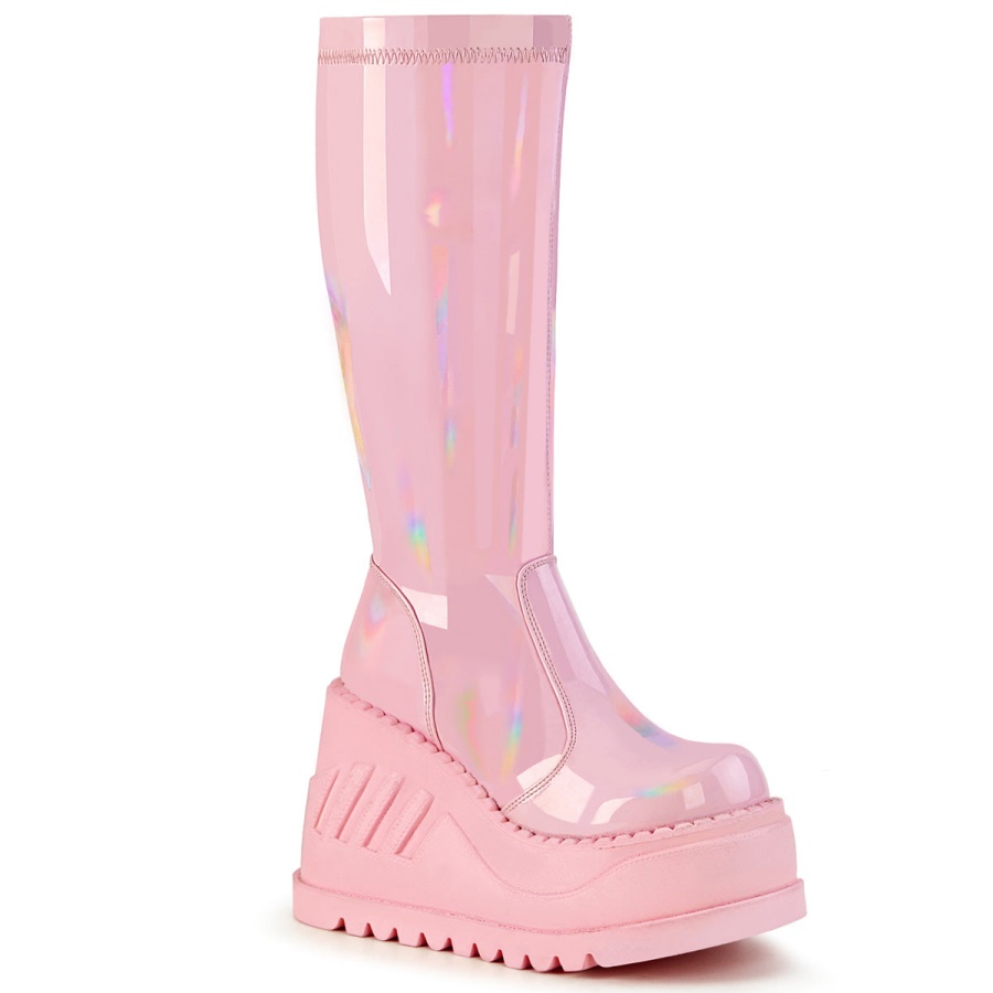 demonia_colombia_baby_pink_stomp_200.jpg Demonia Colombia Baby Pink Stomp-200 - Image 1