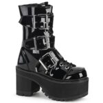 Demonia Colombia Black Patent Ranger-308