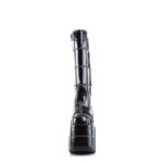 Demonia Colombia Black Patent Stack-301 - Image 3