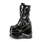 Demonia Colombia Black Patent Wave-150 - Image 4