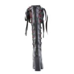 Demonia Colombia Black-Red Vegan Leather Crypto-106 - Image 5