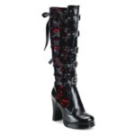 Demonia Colombia Black-Red Vegan Leather Crypto-106 - Image 6