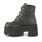 Demonia Colombia Black Vegan Leather Ashes-55 - Image 4