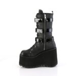 Demonia Colombia Black Vegan Leather-Patent Kera-110 - Image 4