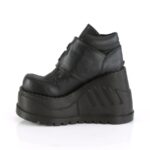 Demonia Colombia Black Vegan Leather Stomp-15 - Image 4