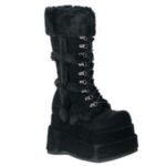 Demonia Colombia Black Vegan Suede Bear-202 - Image 6