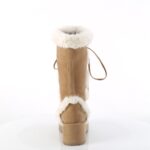 Demonia Colombia Camel Vegan Suede Cubby-311 - Image 5