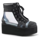 Demonia Colombia Clear Hologram T Faux Leather Grip-102 - Image 6