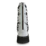Demonia Colombia Gray Reflective Vegan Leather Assault-66 - Image 3