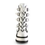 Demonia Colombia White Patent Slacker-160 - Image 3