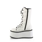 Demonia Colombia White Vegan Leather Damned-225 - Image 4