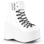 Demonia Colombia White Vegan Leather Kera-21 - Image 6