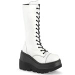 Demonia Colombia White Vegan Leather Shaker-72 - Image 2