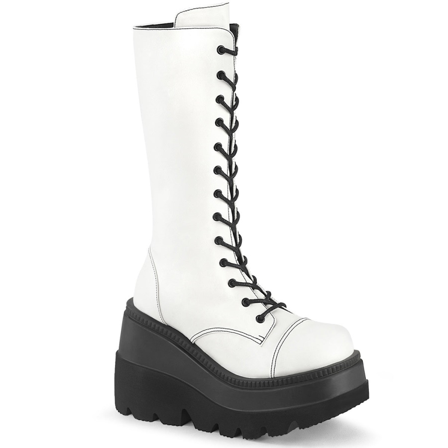 demonia_colombia_white_vegan_leather_shaker_72.jpg Demonia Colombia White Vegan Leather Shaker-72 - Image 1