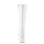 Demonia Colombia White Vegan Leather Stack-301 - Image 5
