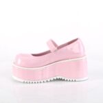 Dollie-01 Zapatos Demonia Baby Pink Holo Patent - Image 4