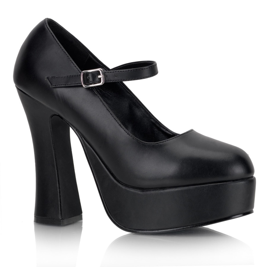 dolly_50_zapatos_demonia_black_vegan_leather.jpg Dolly-50 Zapatos Demonia Black Vegan Leather - Image 1