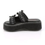 Emily-100 Zapatos Demonia Black Vegan Leather - Image 4