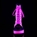 Emily-350 Demonia Colombia Black U V Neon Pink - Image 3