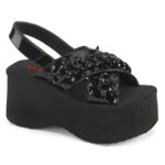 Funn-12 Zapatos Demonia Black Patent - Image 2