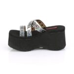 Funn-19 Zapatos Demonia Black Oil Flick Hologram - Image 4