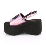 Funn-32 Zapatos Demonia Pink Hologram - Image 4