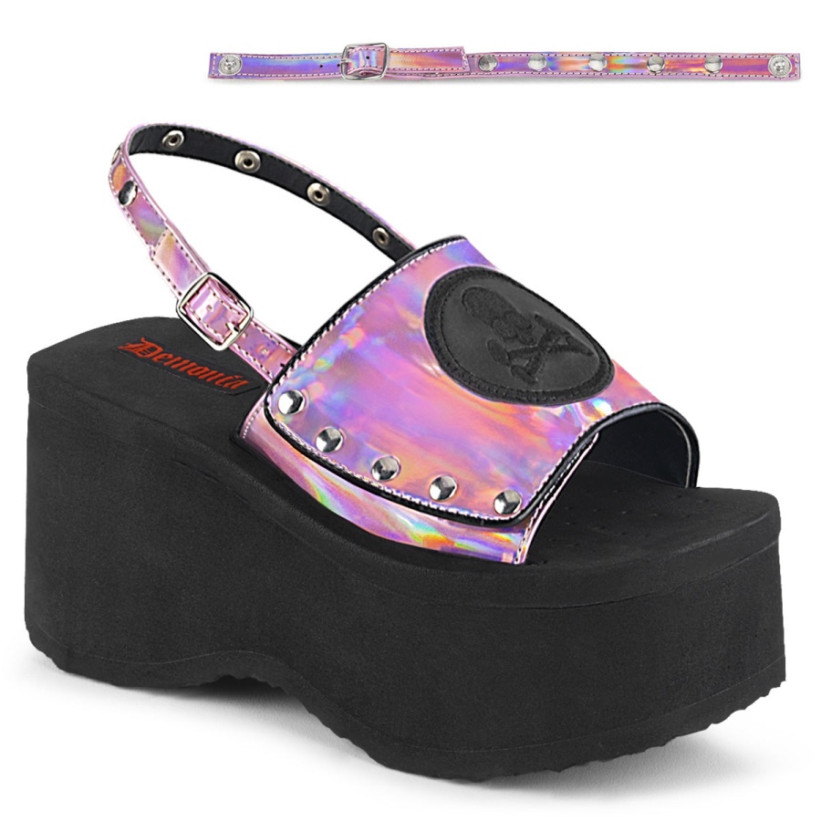 funn_32_zapatos_demonia_pink_hologram.jpg Funn-32 Zapatos Demonia Pink Hologram - Image 1