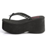 Funn-33 Zapatos Demonia Black Vegan Leather - Image 4