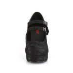 Gothika-09 Black Satin-Lace Zapatos Demonia - Image 3