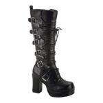 Gothika-200 Black Vegan Leather Demonia Colombia - Image 2